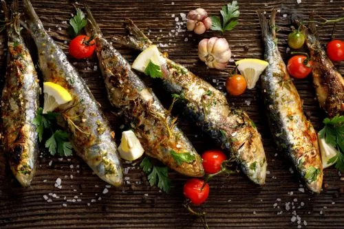 Frische Meeresfrüchte und Fischgerichte aus Portugal